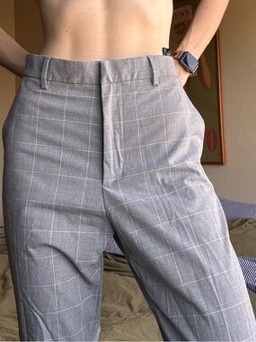 H&M Gray Waistband Dress Pants